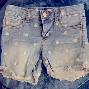 Girls denim short